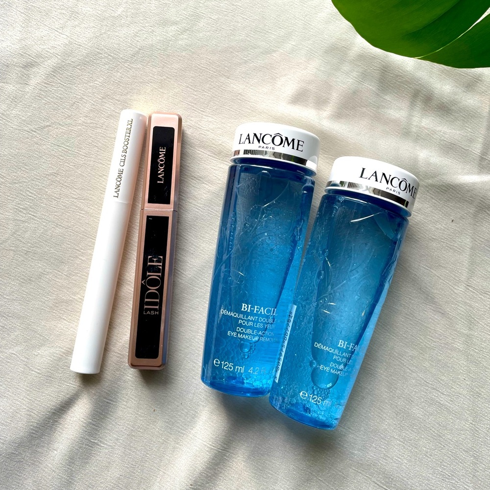 Lancôme Full Size Mascara,Eye Makeup Remover (* 2 bottles ) Lash Primer